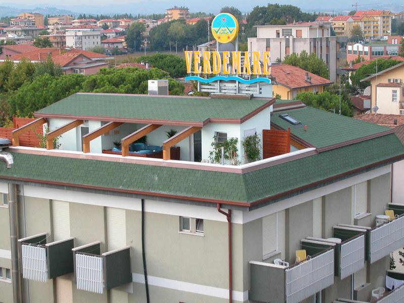 Hotel Verdemare Rimini Exteriör bild